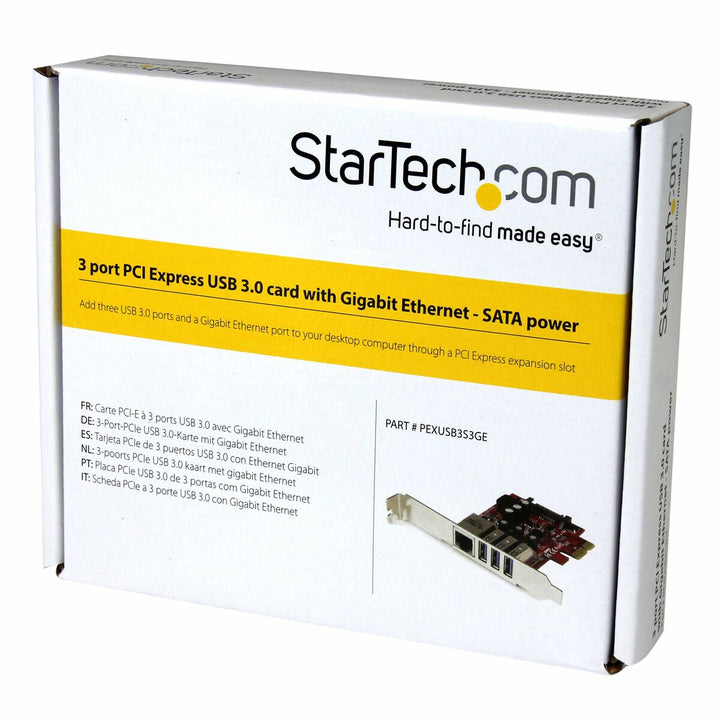 PCI Card Startech PEXUSB3S3GE-1