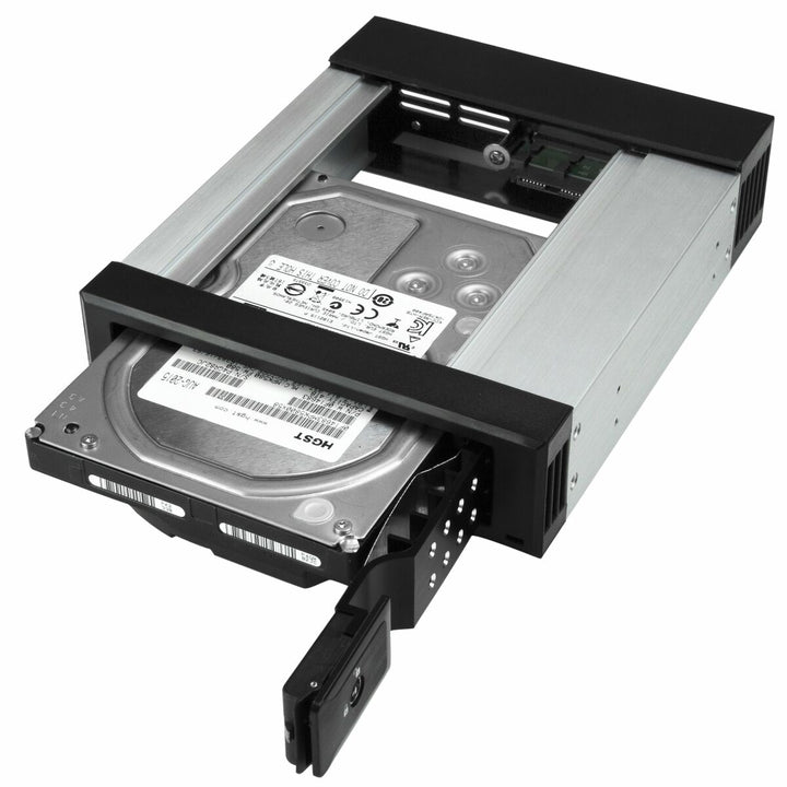 Housing for Hard Disk Startech HSB1SATSASBA Black-1