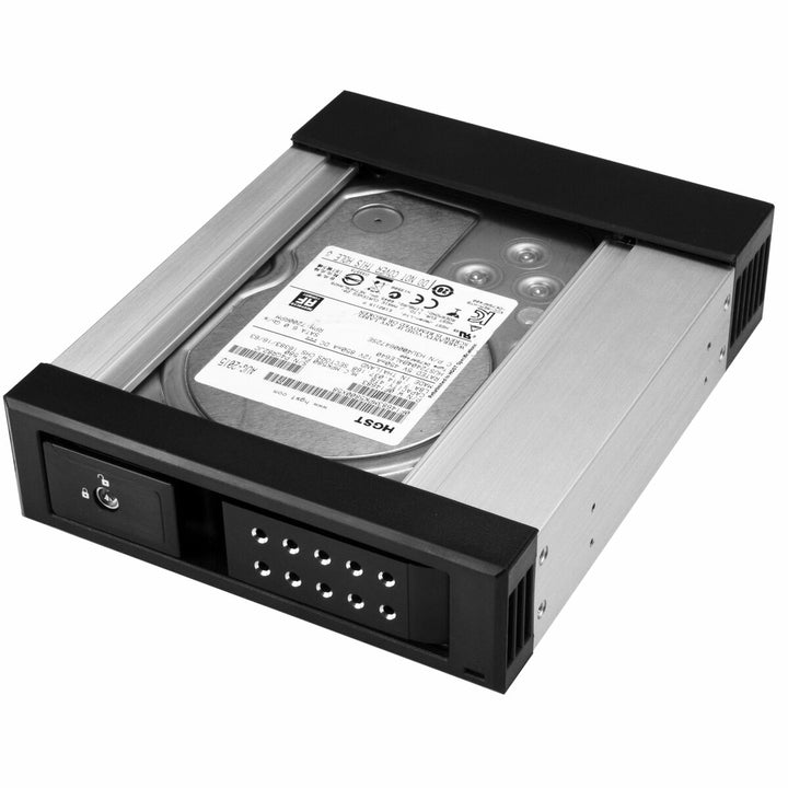Housing for Hard Disk Startech HSB1SATSASBA Black-0