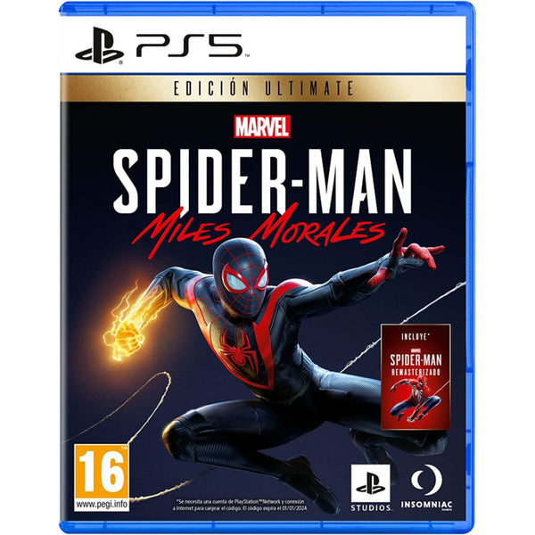 PlayStation 5 Video Game Sony MARVEL SPIDERMAN MILES MORALES ULT ED-0