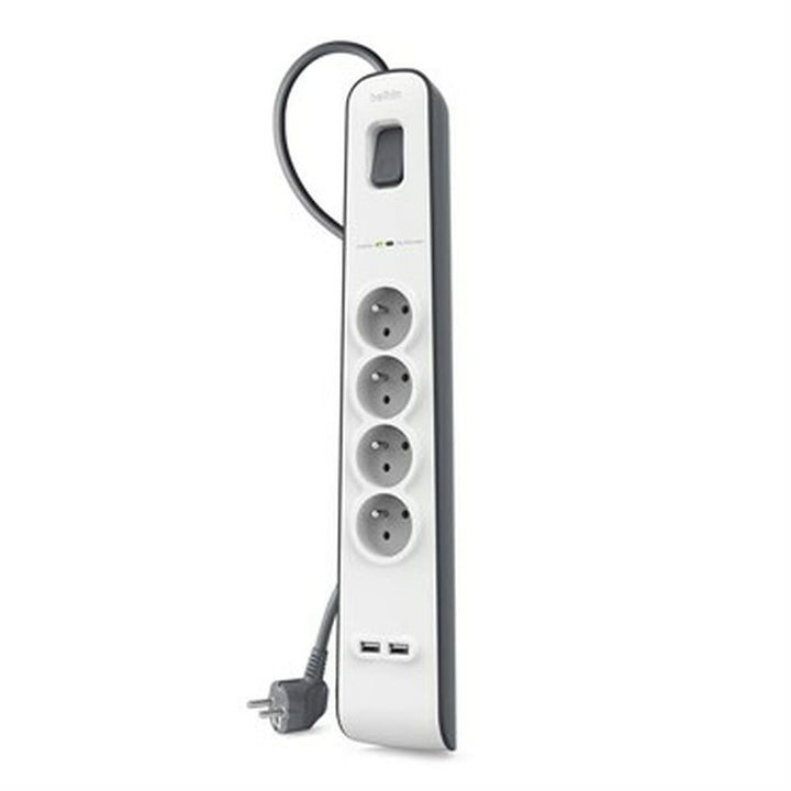 4-socket plugboard with power switch Belkin BSV401CA2M (2 m)-1