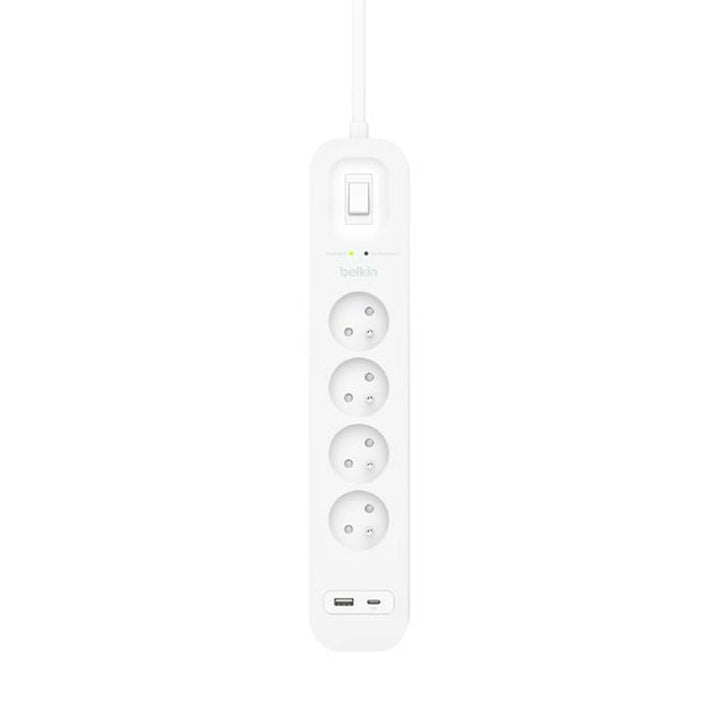 4-socket plugboard with power switch Belkin SRB001CA2M (2 m)-4