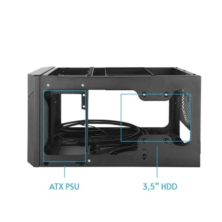 ATX Semi-tower Box Chieftec CN-01B-OP Black-10