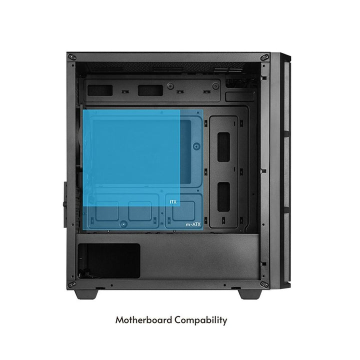 ATX Semi-tower Box Chieftec AZ-01B-OP Black-4
