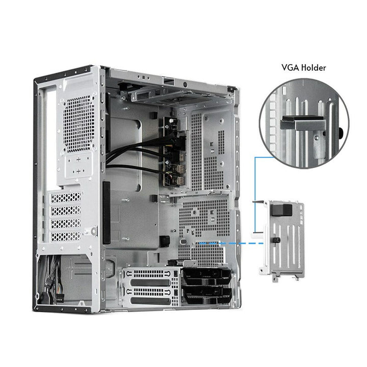 ATX Semi-tower Box Chieftec BS-20B-OP Black-8