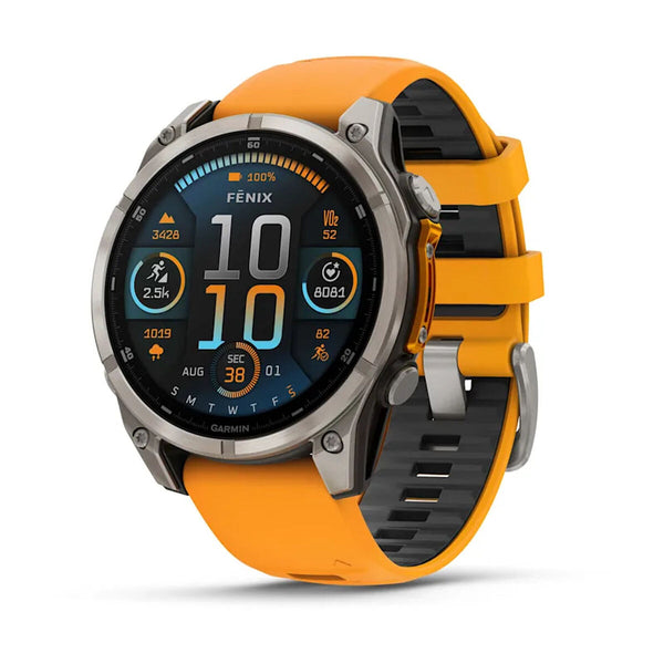 Smartwatch GARMIN 010-02904-11 Black Orange Graphite 1,4" 47 mm Ø 46 mm Ø 47 mm-0