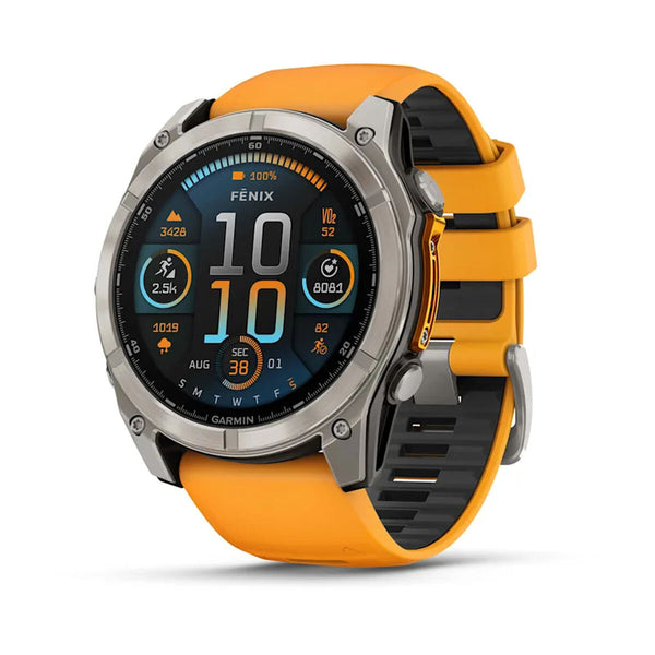 Smartwatch GARMIN 010-02905-11 Black Orange Titanium 1,4" 51 mm Ø 50 mm-0
