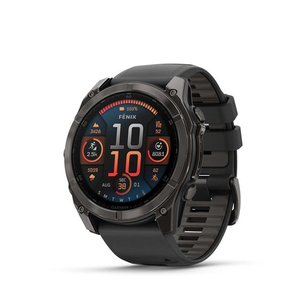 Smartwatch GARMIN 010-02905-21 Black Titanium 1,4" 51 mm Ø 50 mm-0