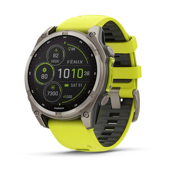 Smartwatch GARMIN 010-02906-21 Yellow Graphite Titanium 1,3" 47 mm Ø 47 mm-0