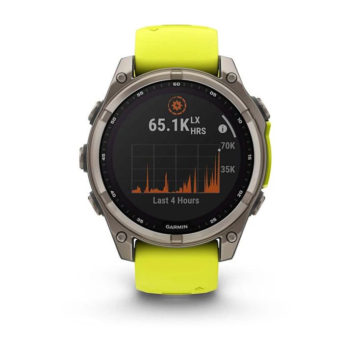 Smartwatch GARMIN 010-02906-21 Yellow Graphite Titanium 1,3" 47 mm Ø 47 mm-1