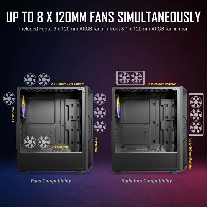 ATX Semi-tower Box Antec AX61 Elite Black-2