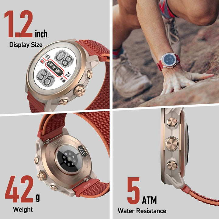 Smartwatch Coros WAPX2-PNK Black Pink 1,2"-7