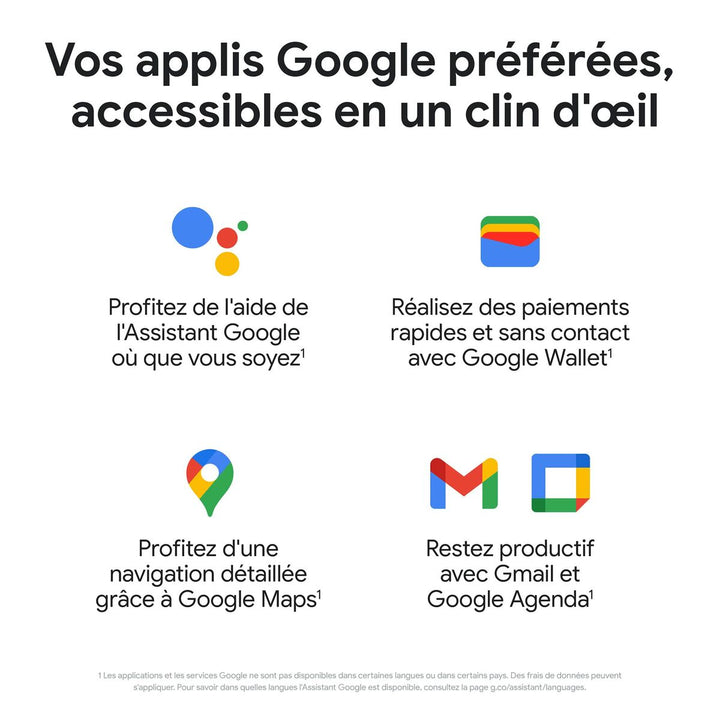 Smartwatch Google 7762997 Black 1,2" 1,6"-9