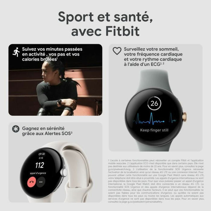 Smartwatch Google 7762997 Black 1,2" 1,6"-4