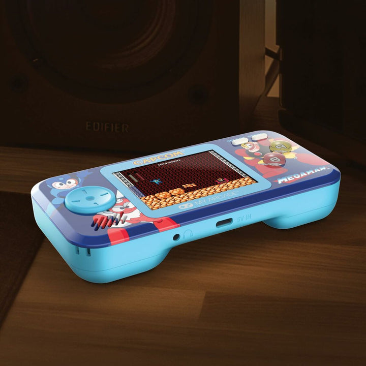 Portable Game Console My Arcade Pocket Player PRO - Megaman Retro Games Blue-2