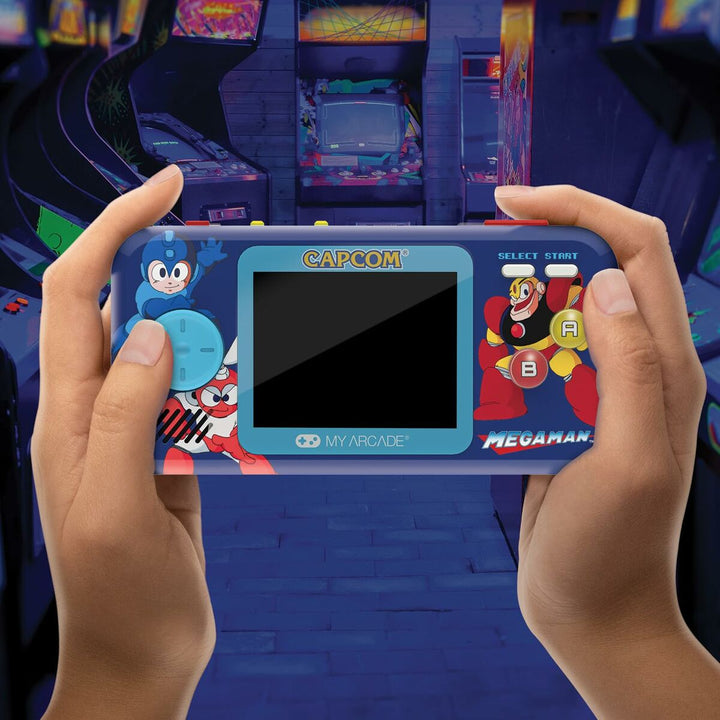Portable Game Console My Arcade Pocket Player PRO - Megaman Retro Games Blue-3