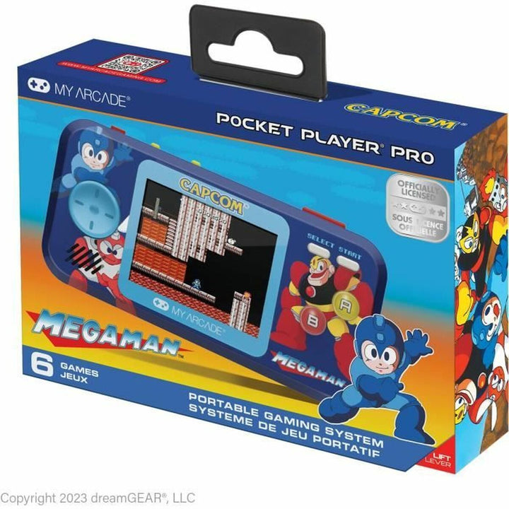 Portable Game Console My Arcade Pocket Player PRO - Megaman Retro Games Blue-0