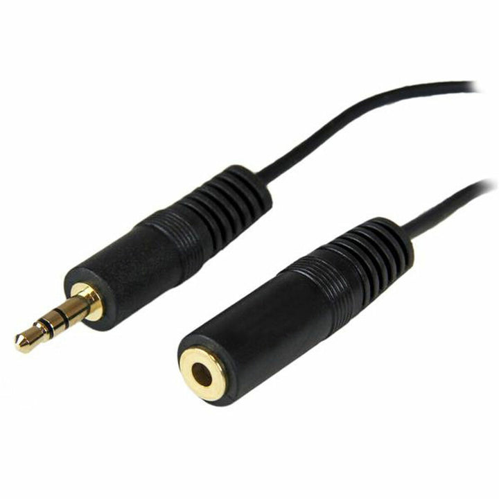Jack Extension Cable (3.5 mm) Startech MU12MF               3,7 m Black-0