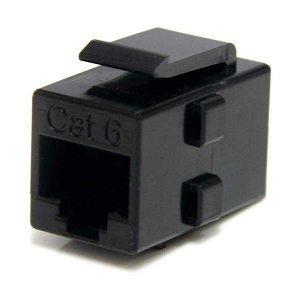 RJ45 Connector Startech C6KEYCOUPLER Black-0