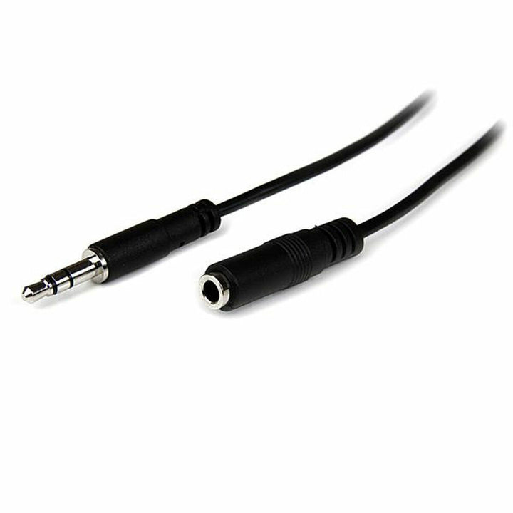 Jack Extension Cable (3.5 mm) Startech MU2MMFS              (2 m) Black-0