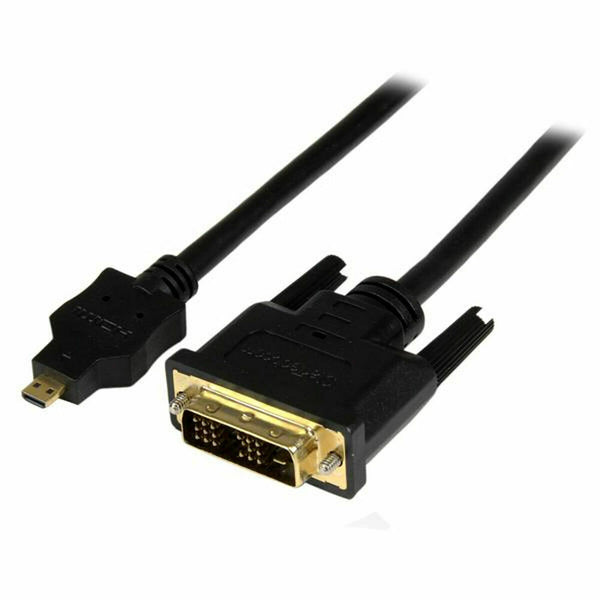 HDMI to DVI Cable Startech HDDDVIMM2M 2 m Black-0