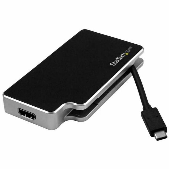USB C to VGA/HDMI/DVI Adapter Startech CDPVGDVHDB           Silver-1