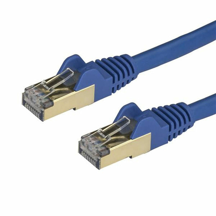 UTP Category 6 Rigid Network Cable Startech 6ASPAT50CMBL Blue 50 cm-1