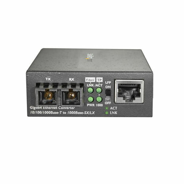RJ45 to Fiber Optics Converter Startech MCMGBSCSM10 1 Gbps-1