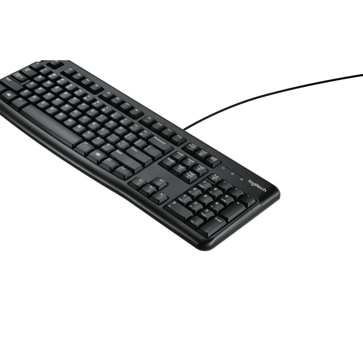 Keyboard Logitech K120 Black Spanish Qwerty Qwerty US-1