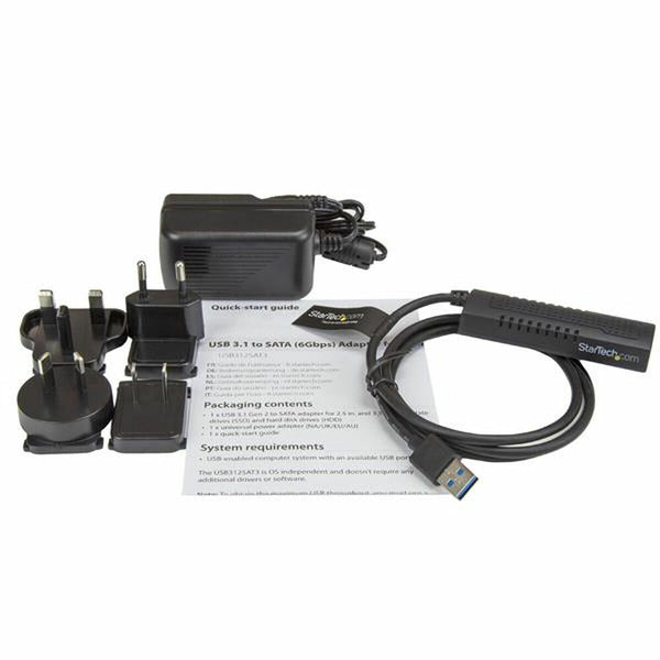 Adapter Set Startech USB312SAT3           Black-0