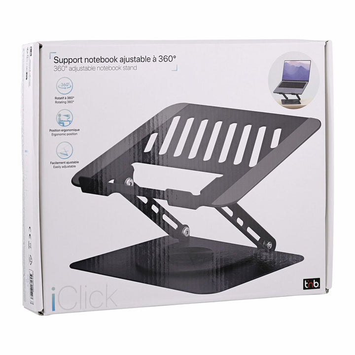 Notebook Stand T'NB iClick Metal Innovative and functional 360º rotation-3