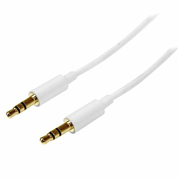 Audio Jack Cable (3.5mm) Startech MU2MMMSWH White-0