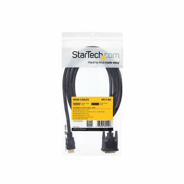 HDMI to DVI adapter Startech HDMIDVIMM6           Black-1