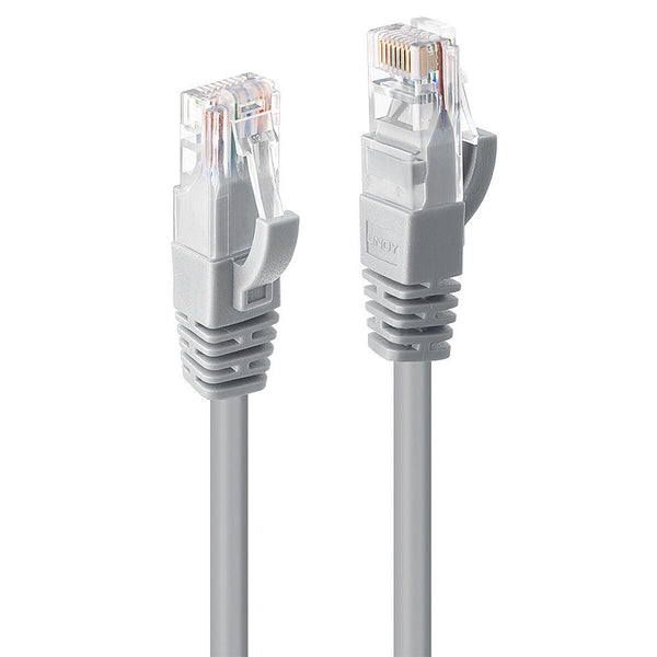 UTP Category 6 Rigid Network Cable LINDY 48007 10 m Grey 1 Unit-0