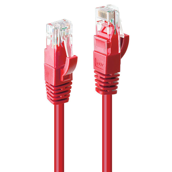 UTP Category 6 Rigid Network Cable LINDY 48033 2 m Red 1 Unit-0