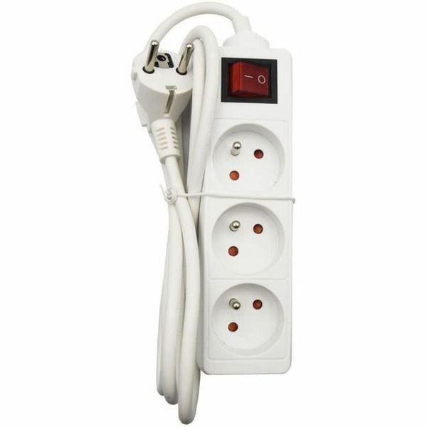 3-socket plugboard with power switch GAO-0