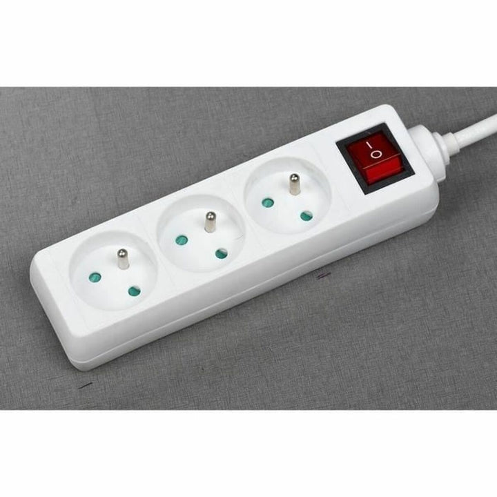 3-socket plugboard with power switch GAO-1