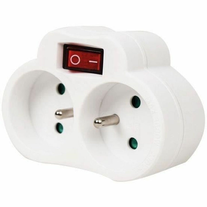 2-socket plugboard with power switch GAO 3680 W-0