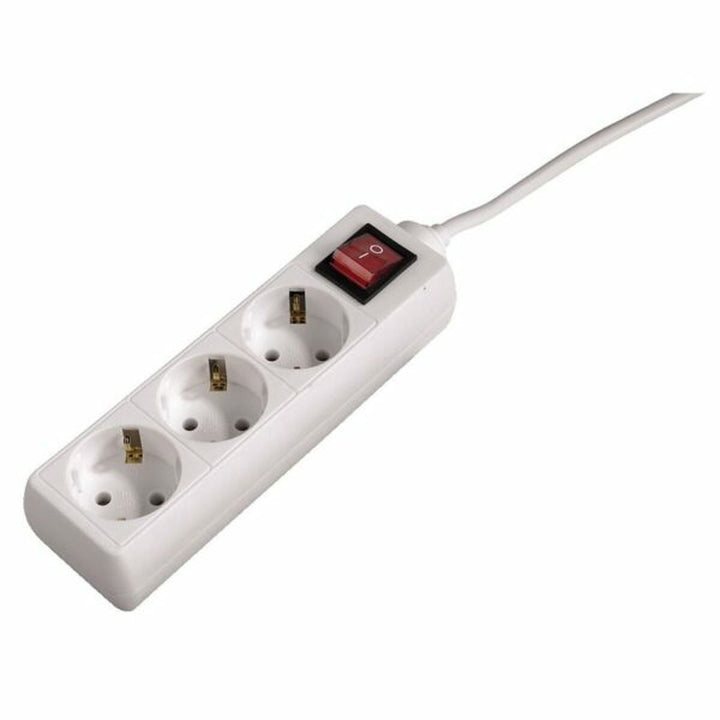 3-socket plugboard with power switch Hama-0