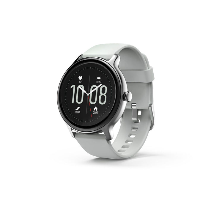 Smartwatch Hama Fit Watch 4910 Grey Silver 45 mm-0