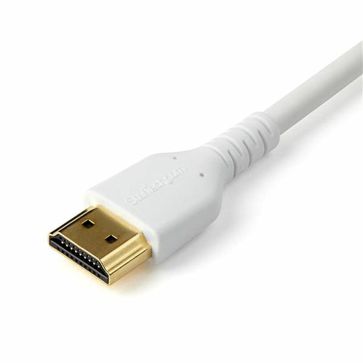 HDMI Cable Startech RHDMM1MPW            4K Ultra HD 1 m White-3