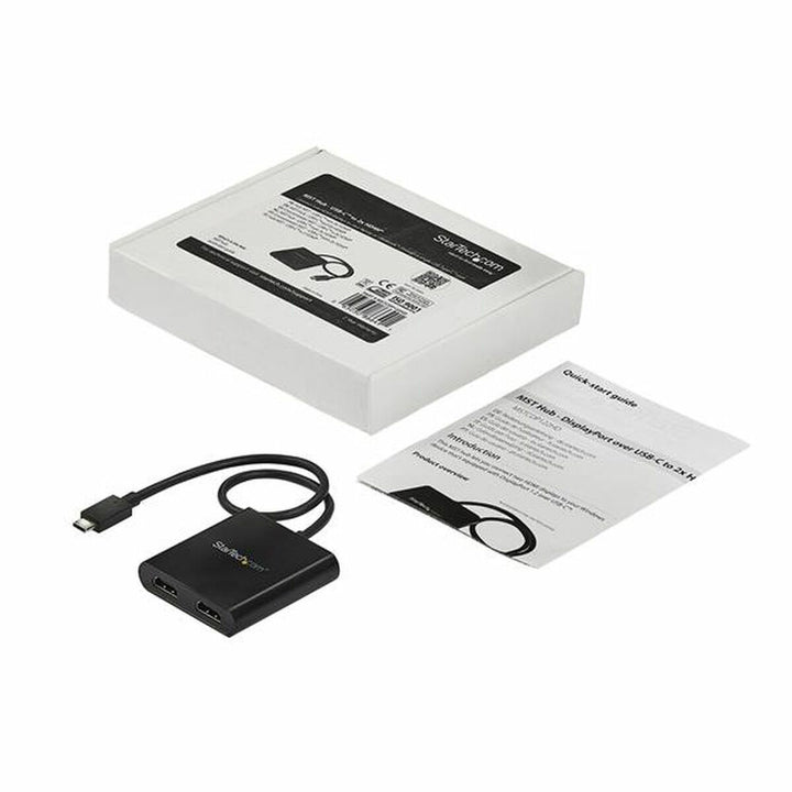 Dock Startech MSTCDP122HD          4K Ultra HD Black-1