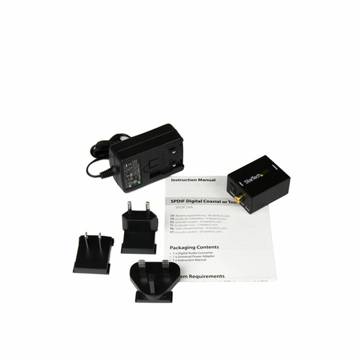 Converter/Adapter Startech UNIRAILS2U Audio Black-1