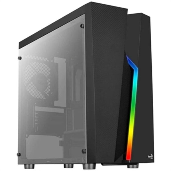 ATX Semi-tower Box Aerocool Bolt Mini RGB Black Multicolour-0