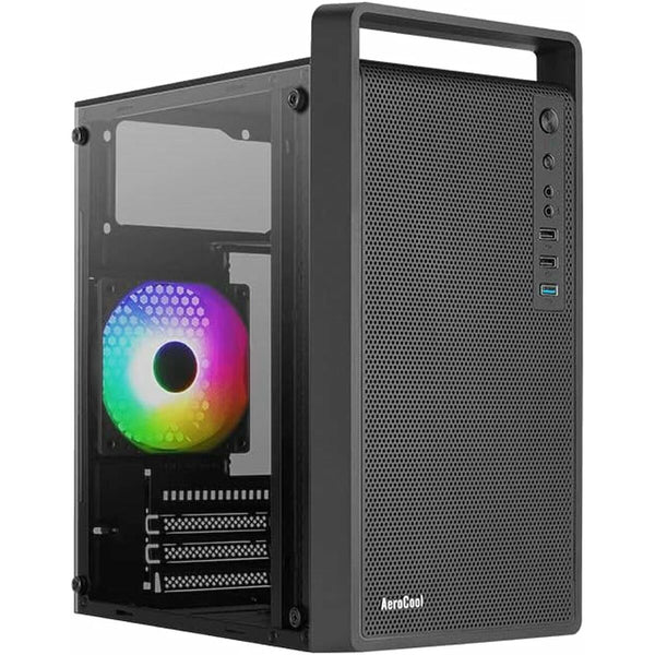 ATX Semi-tower Box Aerocool PGS CS-109-G-BK-v1 FRGB Black-0