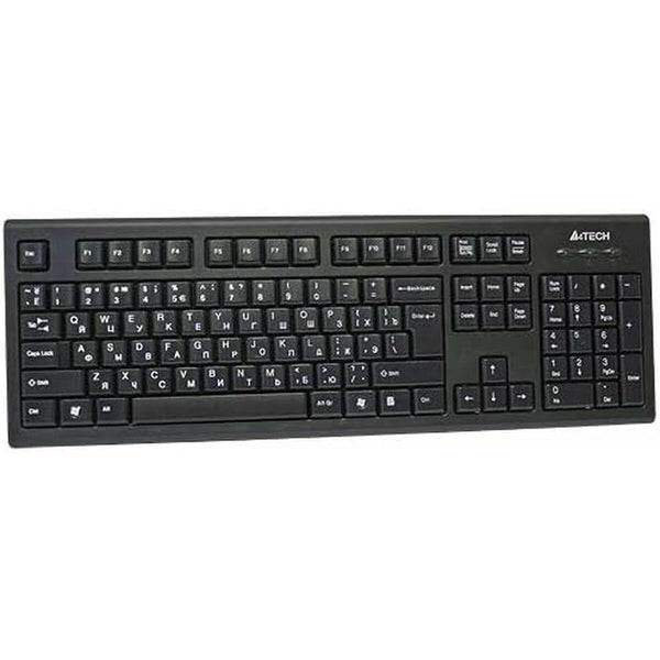 Keyboard A4 Tech KR-85 Black English EEUU QWERTY-0
