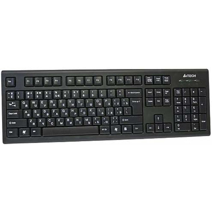 Keyboard A4 Tech KR-85 Black English EEUU QWERTY-0
