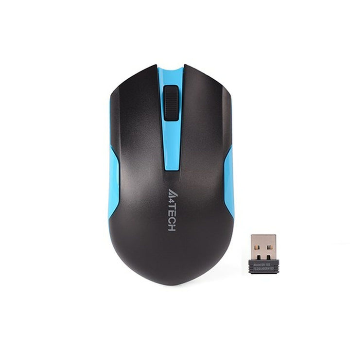 Wireless Mouse A4 Tech G3-200N Black/Blue 1000 dpi-0