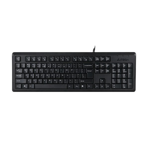 Keyboard A4 Tech KR-92 Black Monochrome English QWERTY-0