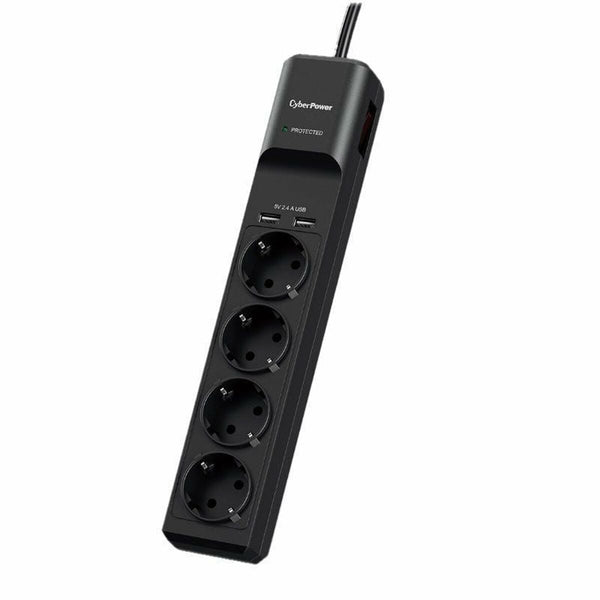 4-socket plugboard with power switch Cyberpower P0420SUD0-DE (1,8 m)-0